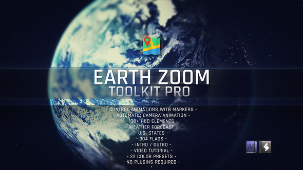 after effects earth zoom kit free download